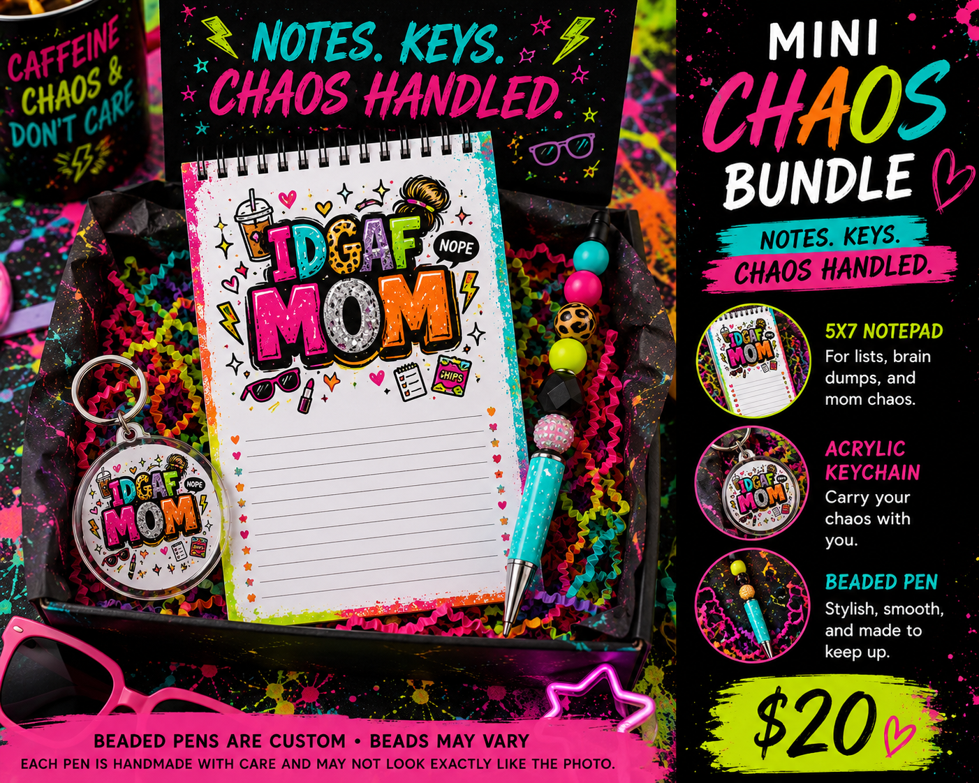 IDGAF MOM Mini Chaos Bundle