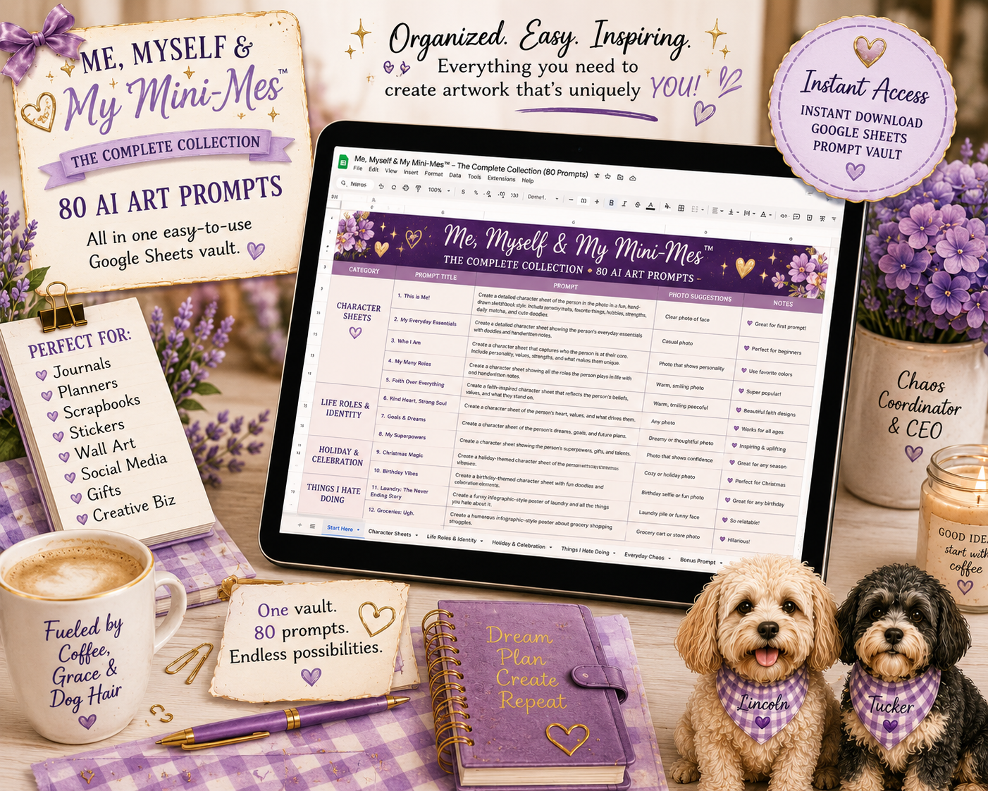 Me, Myself and My Mini-Mes Prompt Vault Mockup
