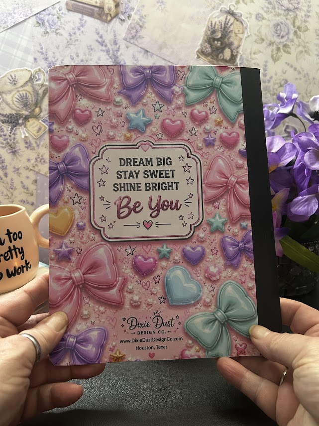 Back cover of the Good Grades and Good Vibes composition notebook